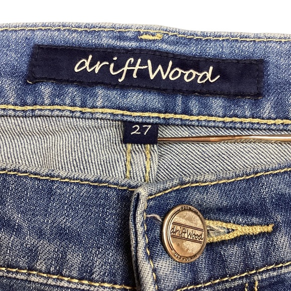 Driftwood Audrey Embroidered Straight Leg Jeans - Picture 8 of 13